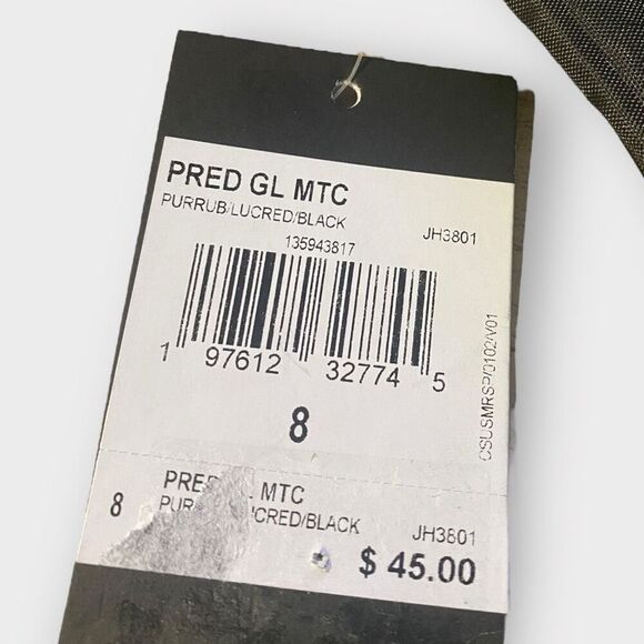 Adidas Predator Match Goalkeeper Red White Soccer Gloves JH3801 size 8 New - Picture 6 of 6